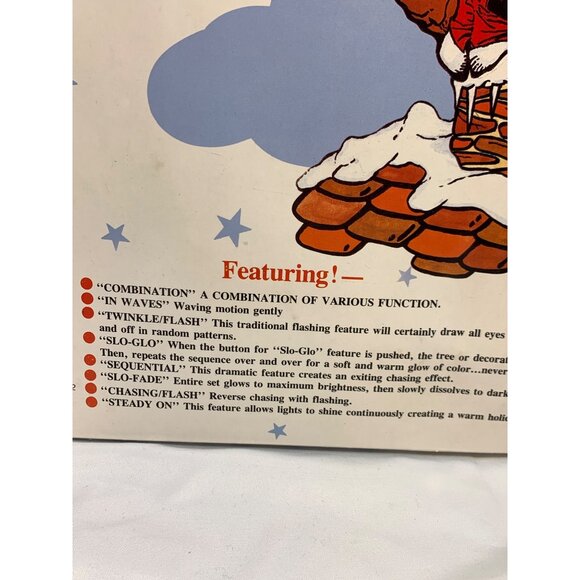 Vtg Trim A Home 150 Magic Lights Show Super Bright 8 Electronic Functions - Picture 6 of 16